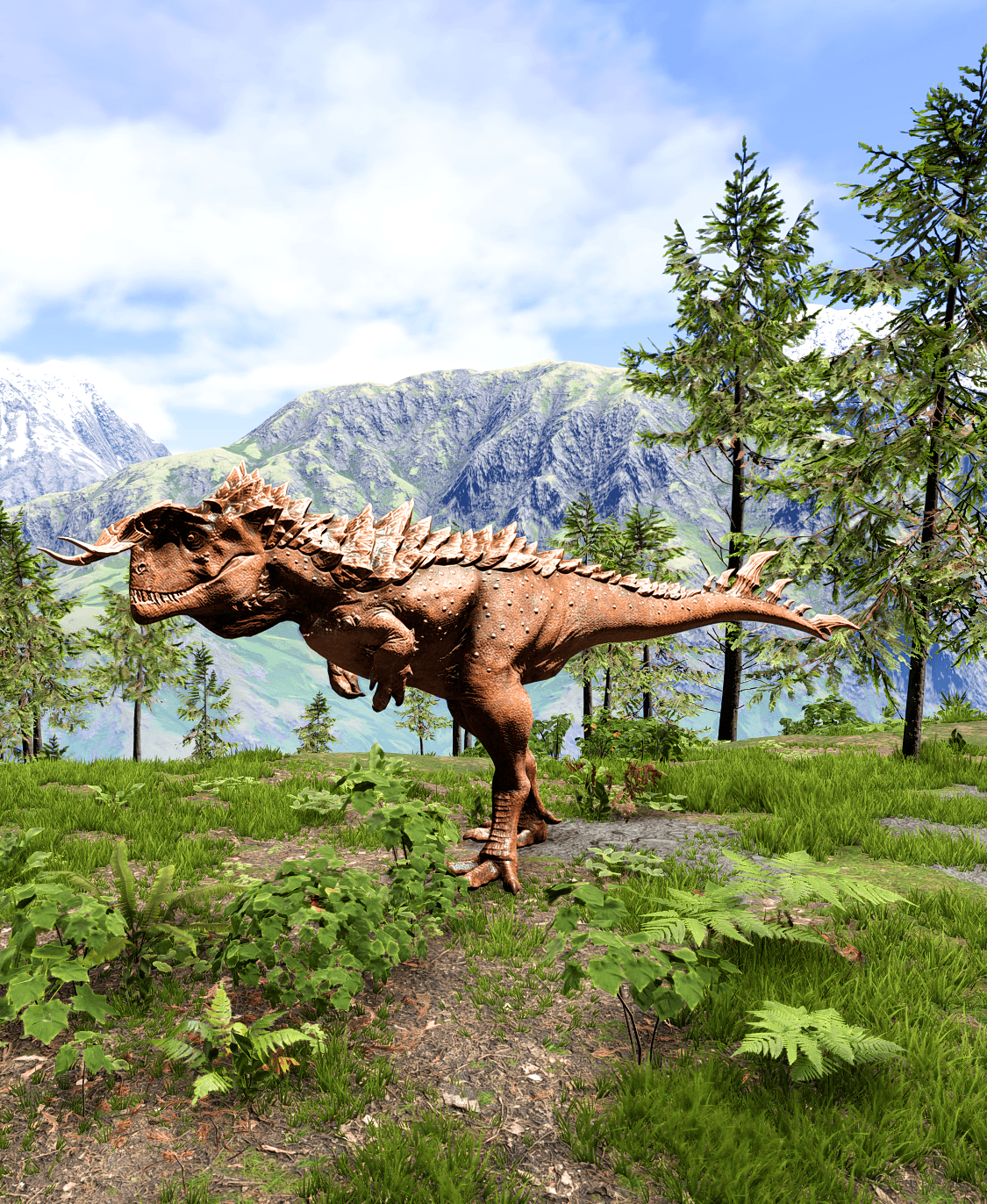 机械牛龙远古形态-龙岛异兽起源远古进化形态